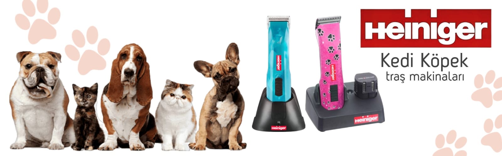 heiniger,saphir,pink,evcil hayvan, traş makinesi , petshop,