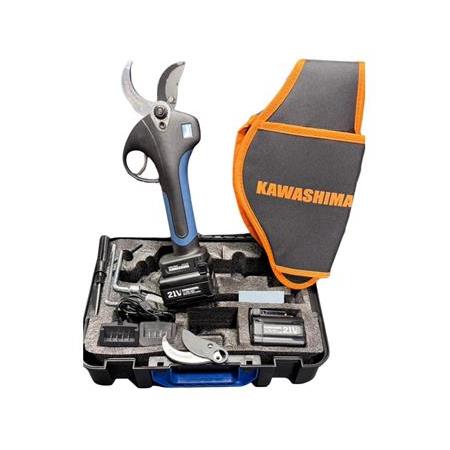 Kawashima Profesyonel 21V 4AH Çift Akülü 45MM Şarjlı Budama Makası