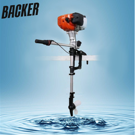 Backer Bp500 Benzin Motorlu Dıştan Takmalı Tekne Bot Kayık Aparatı  3,5 hp