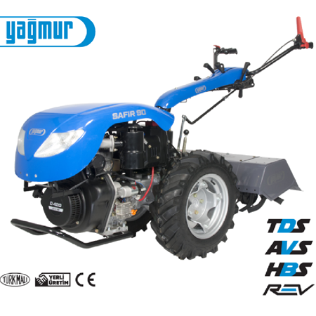 Yağmur Safir 90 Dizel Marşlı El Traktörü 10 Hp