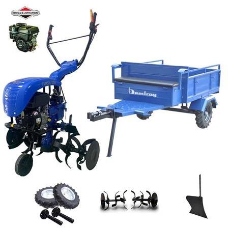 Flash 250 Briggs Stratton 7 HP Benzinli Çapa Makinesi + Romork