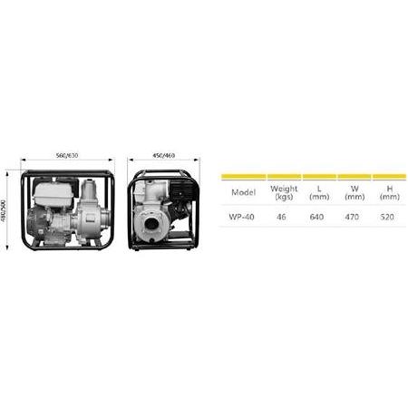 Gardenpro WP-40 Benzinli Su Motoru 13 Hp 4x4 YENİ