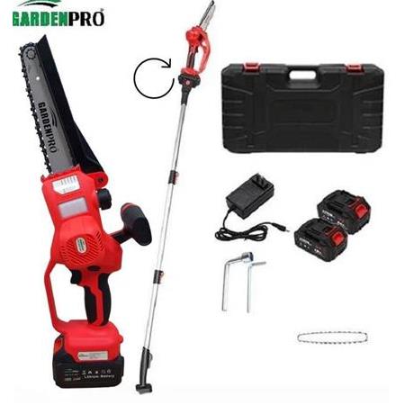Gardenpro VST9C208 Lityum Akülü Uzatma Aparatlı Budama Testeresi YENİ