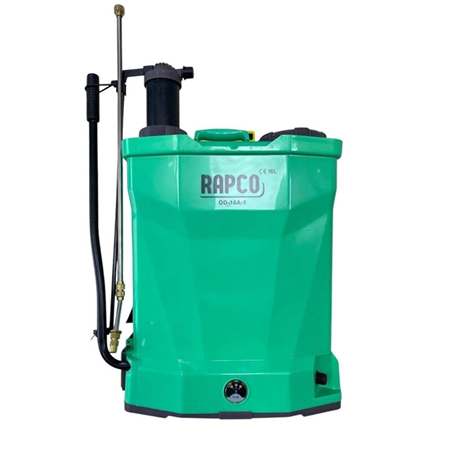 Rapco Turbo Şarjlı Ve Kollu Sırt Tipi İlaç Pompası Akülü İlaçlama Makinesi 16 L