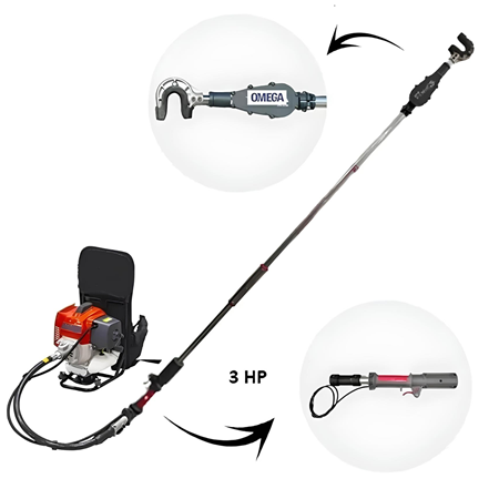 Omega Şanzımanlı 3,1 Hp Motorlu Zeytin Hasat Makinası
