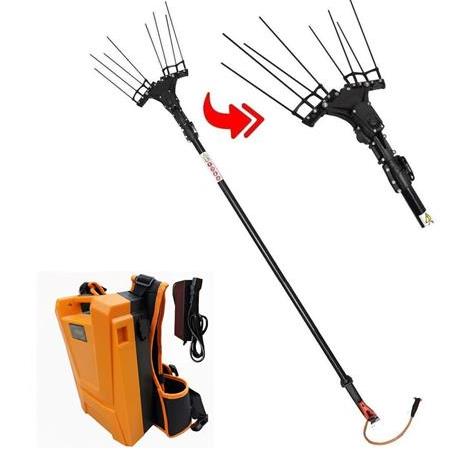 Pars Olive Sırt Akülü Zeytin Silkeleme Hasat Makinası 33 Volt