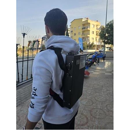 Backer Prolive Sırt Akülü Sensörlü ve Devir Ayarlı Zeytin Silkeleme Hasat Makinası 95 Amper