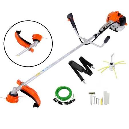 Tera Benzin Motorlu Ot Çalı Tırpanı Yan Tip