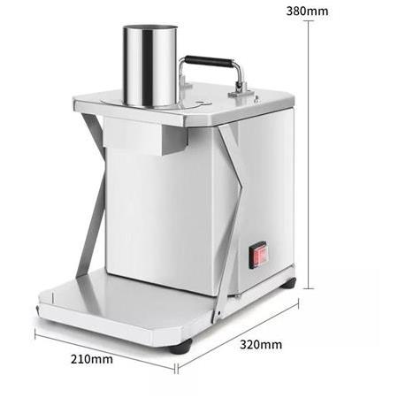 Dalle EX-06 Elektrikli Paslanmaz Çelik Küp Kare Dilimleme Makinesi