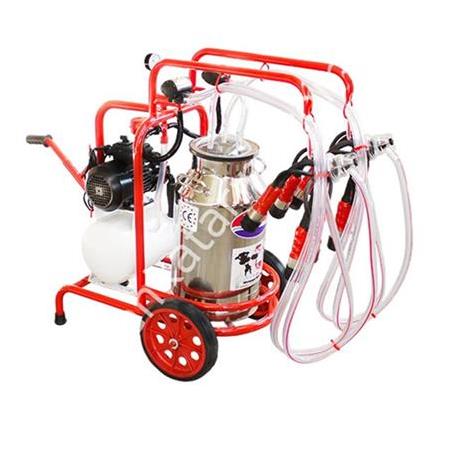 Enka SM 250 tek güğüm çift sağım krom güğümlü kuru süt sağım makinesi, inek için