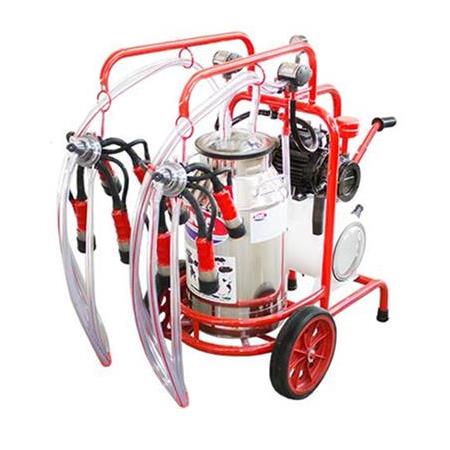 Enka SM 250 tek güğüm çift sağım krom güğümlü kuru süt sağım makinesi, inek için